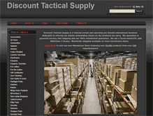 Tablet Screenshot of discounttacticalsupply.com